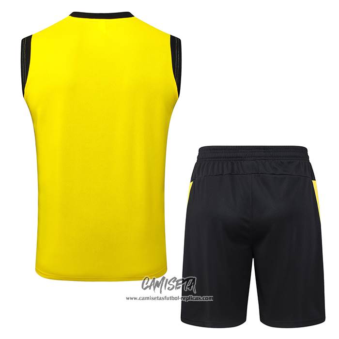 Chandal del Borussia Dortmund 2025-2026 Sin Mangas Amarillo